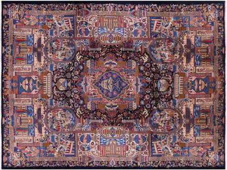 New Persian Kashmar Hand Knotted Area Rug - Manhattan Rugs
