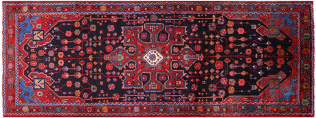 New Persian Nahavand Handmade Wool Runner Rug - Manhattan Rugs