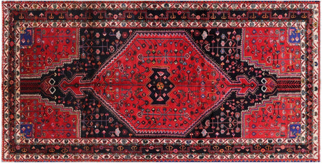 New Persian Handmade Hamadan Area Rug - Manhattan Rugs