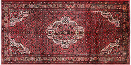 Hand Knotted Persian Hamadan Area Rug - Manhattan Rugs