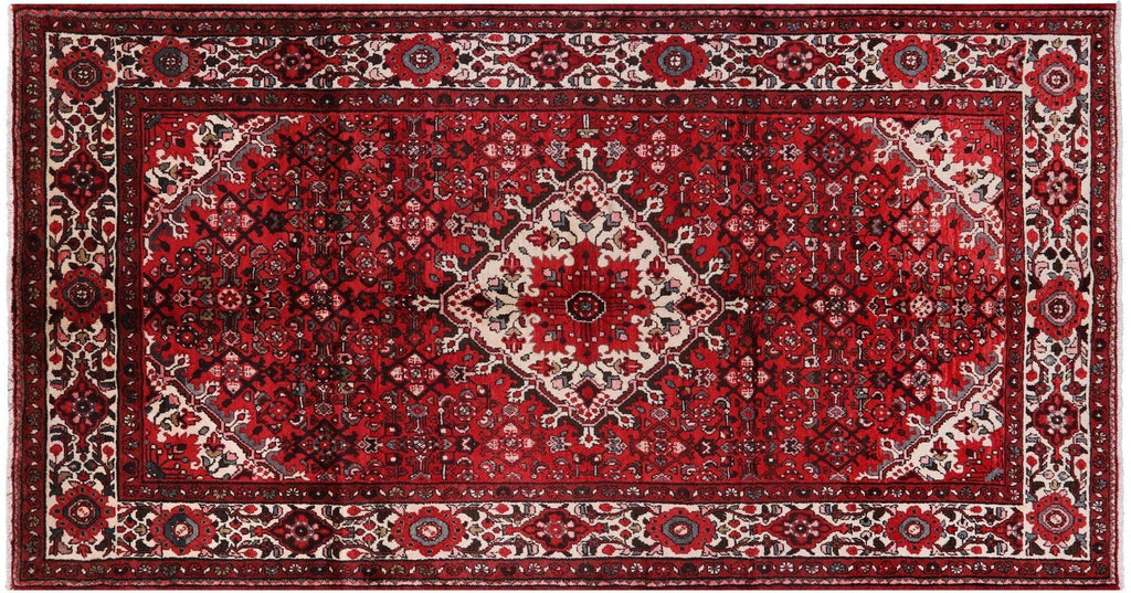 Persian Hamadan Hand Knotted Area Rug - Manhattan Rugs