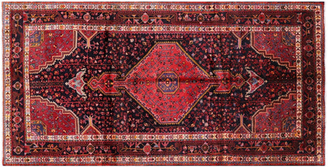 Persian Tribal Nahavand Hand Knotted Rug - Manhattan Rugs