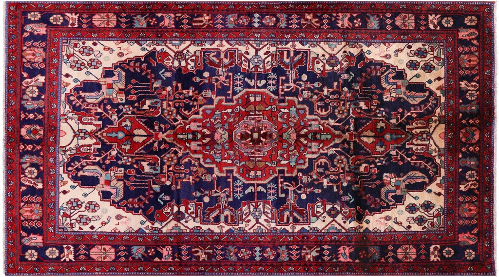 New Tribal Persian Nahavand Hand-Knotted Wool Area Rug - Manhattan Rugs