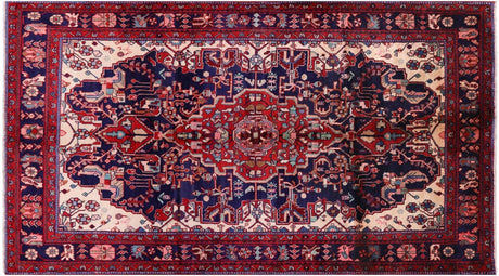 New Tribal Persian Nahavand Hand-Knotted Wool Area Rug - Manhattan Rugs