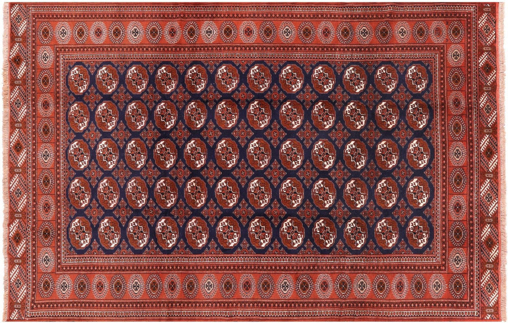 New Persian Turkmen Ersari Wool Area Rug - Manhattan Rugs