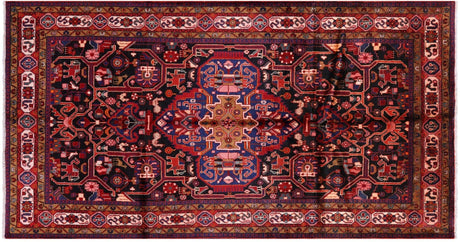 New Persian Nahavand Hand-Knotted Full Pile Wool Rug - Manhattan Rugs