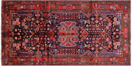 New Persian Nahavand Handmade Full Pile Wool Rug - Manhattan Rugs