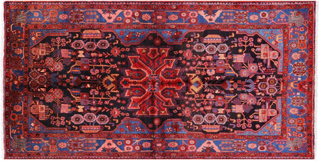 New Persian Nahavand Hand-Knotted Wool Rug - Manhattan Rugs