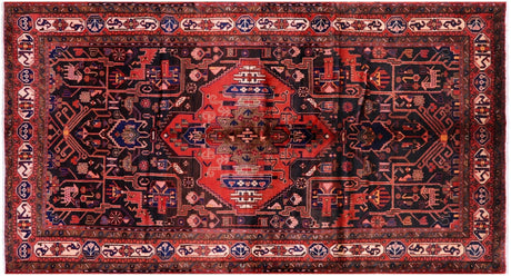 New Persian Nahavand Handmade Full Pile Area Rug - Manhattan Rugs