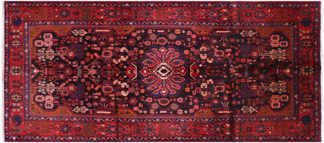 New Full Pile Wool Persian Nahavand Hand-Knotted Area Rug - Manhattan Rugs