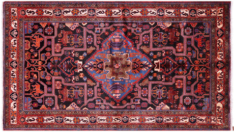 New Persian Nahavand Handmade Full Pile Wool Rug - Manhattan Rugs