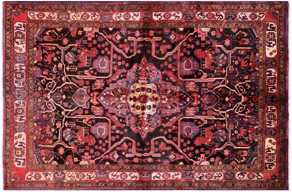New Persian Nahavand Hand-Knotted Full Pile Wool Rug - Manhattan Rugs