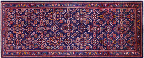 New Runner Persian Hamadan Hand-Knotted Rug - Manhattan Rugs