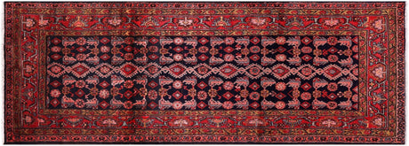 New Runner Persian Hamadan Handmade Wool Rug - Manhattan Rugs