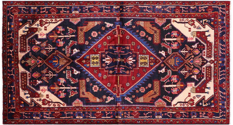New Persian Nahavand Tribal Hand Knotted Rug - Manhattan Rugs