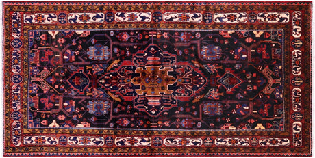 New Persian Nahavand Handmade Full Pile Wool Rug - Manhattan Rugs