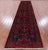 New Persian Hamadan Handmade Wool Runner Rug - Manhattan Rugs