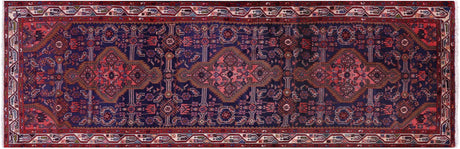 New Runner Persian Hamadan Handmade Wool Rug - Manhattan Rugs