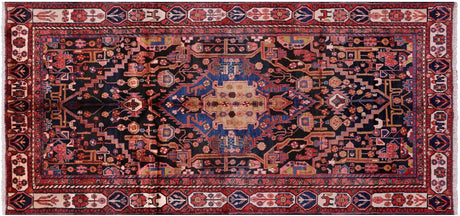 New Persian Nahavand Hand Knotted Full Pile Wool Rug - Manhattan Rugs