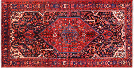 New Handmade Wool Persian Hamadan Rug - Manhattan Rugs