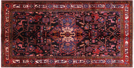 New Persian Nahavand Handmade Full Pile Wool Rug - Manhattan Rugs