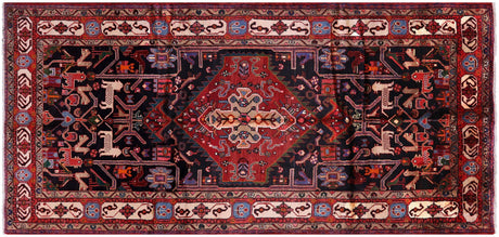 New Persian Hamadan Hand Knotted Rug - Manhattan Rugs