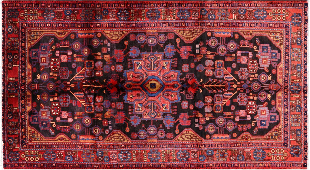New Persian Nahavand Handmade Full Pile Wool Rug - Manhattan Rugs