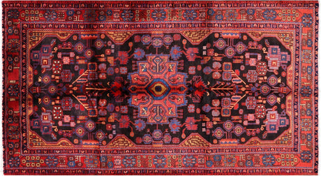 New Persian Nahavand Handmade Full Pile Wool Rug - Manhattan Rugs