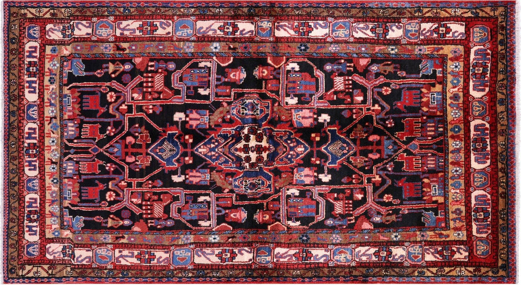New Persian Nahavand Handmade Wool Area Rug - Manhattan Rugs