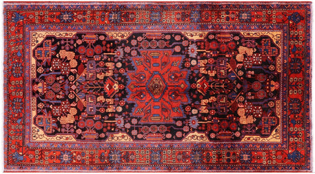 New Persian Nahavand Hand Knotted Full Pile Rug - Manhattan Rugs