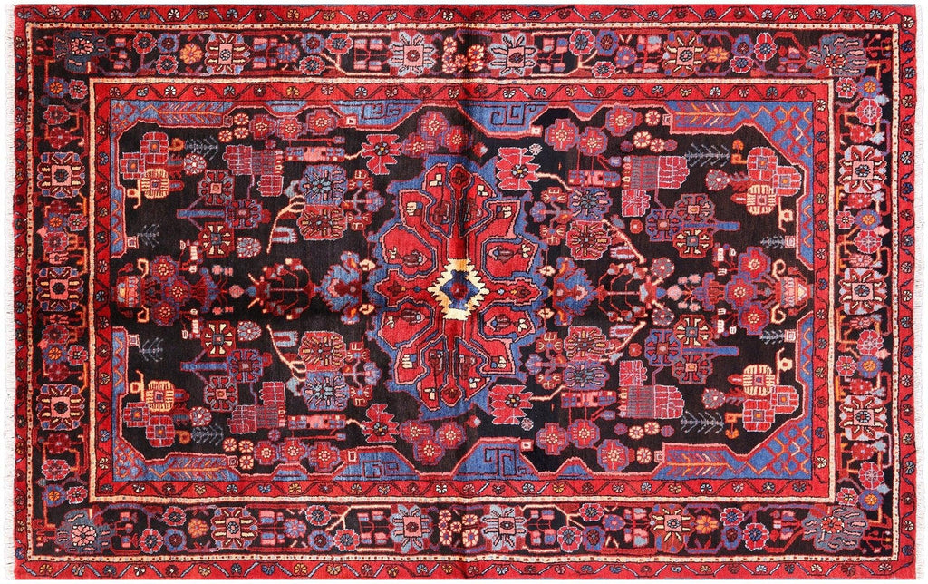 New Persian Hand Knotted Wool Nahavand Area Rug - Manhattan Rugs