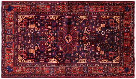 New Persian Nahavand Handmade Full Pile Wool Rug - Manhattan Rugs
