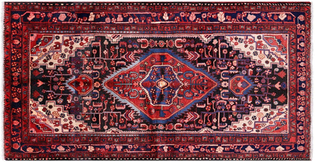 Hand Knotted Wool Persian Nahavand Rug - Manhattan Rugs
