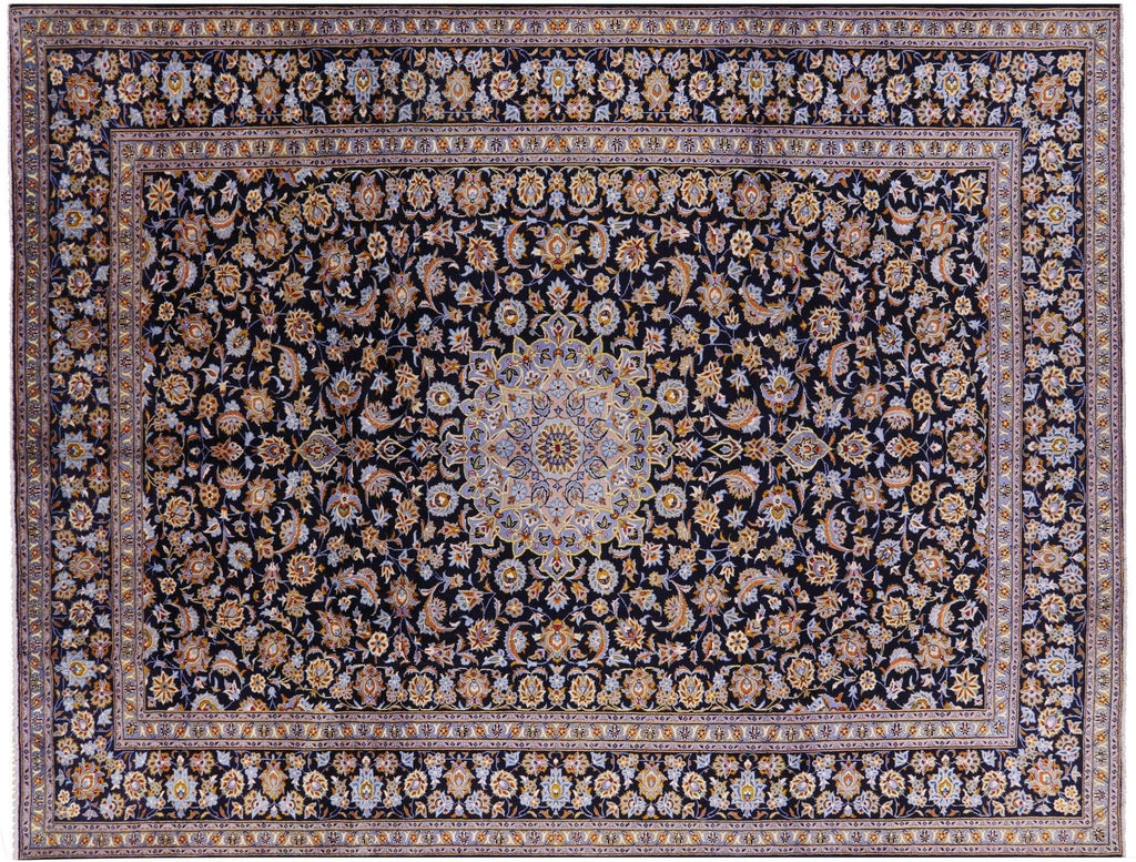 New Persian Kashan Hand Knotted Rug - Manhattan Rugs