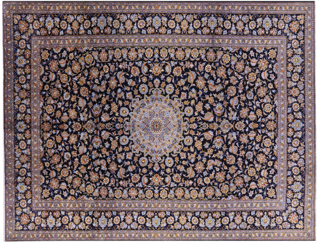 New Persian Kashan Hand Knotted Rug - Manhattan Rugs
