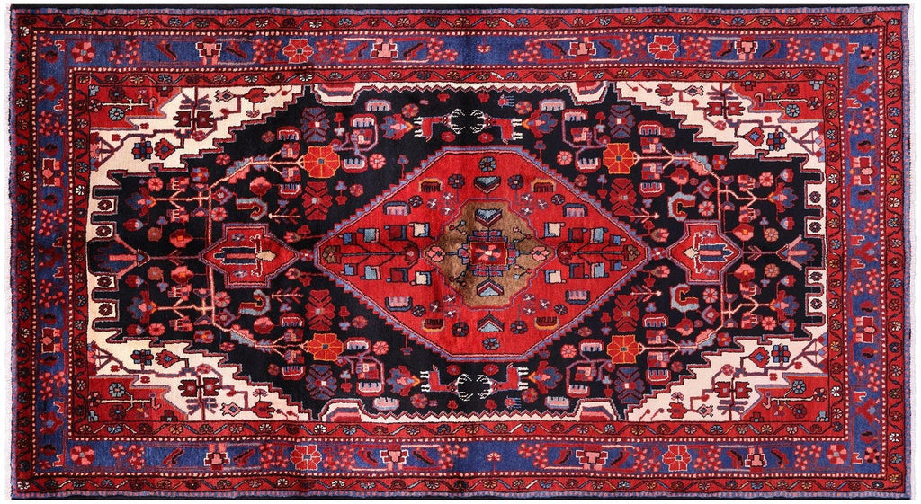 New Persian Hamadan Hand Knotted Rug - Manhattan Rugs