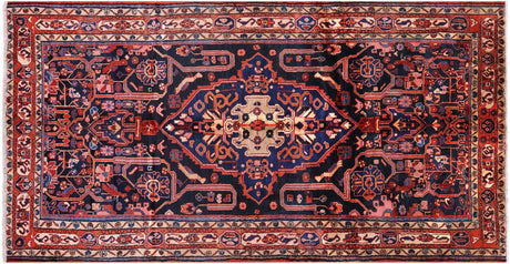 New Hand Knotted Wool Persian Nahavand Rug - Manhattan Rugs