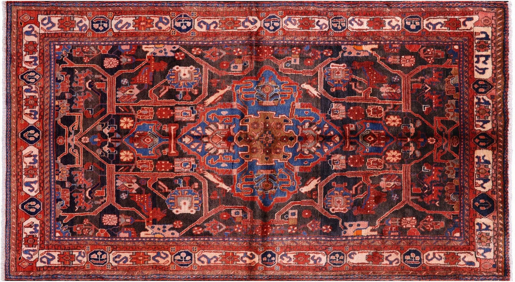 New Hand Knotted Wool Persian Nahavand Rug - Manhattan Rugs