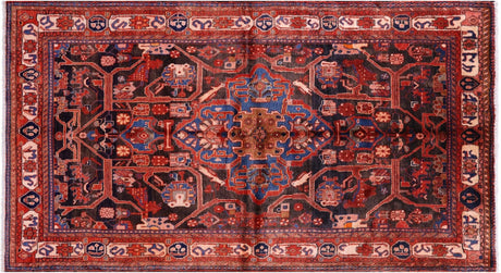 New Hand Knotted Wool Persian Nahavand Rug - Manhattan Rugs