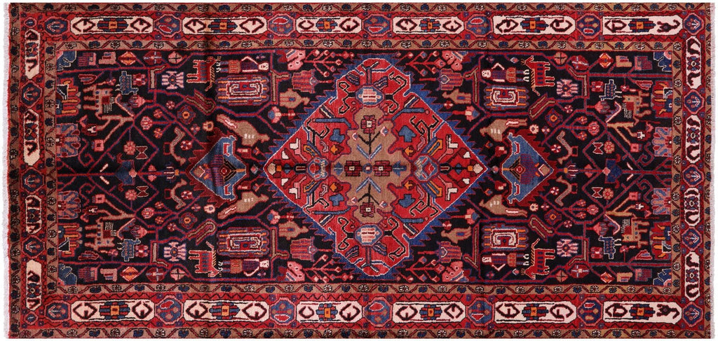 New Persian Nahavand Full Pile Hand-Knotted Wool Rug - Manhattan Rugs