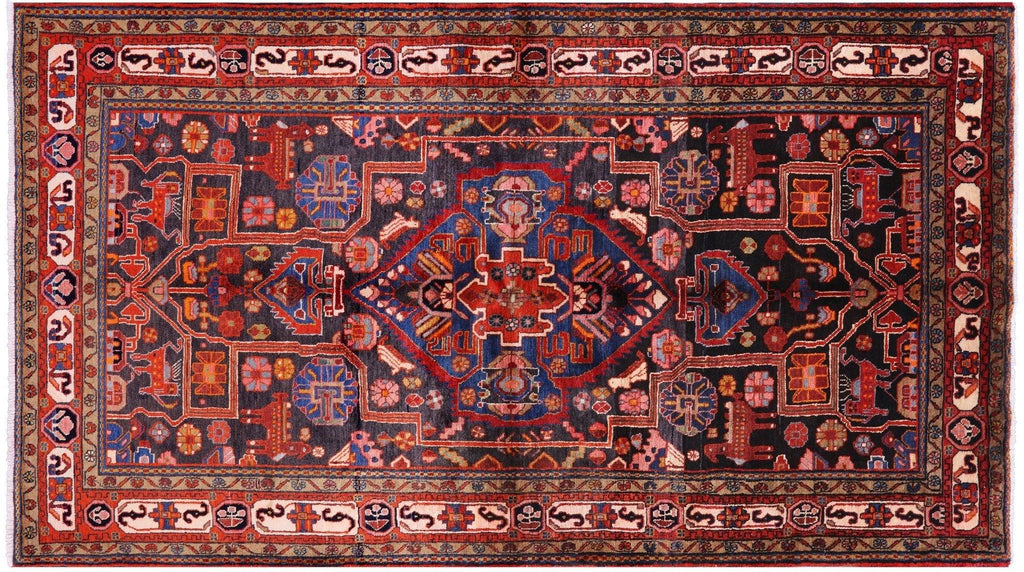 New Persian Nahavand Handmade Full Pile Wool Rug - Manhattan Rugs
