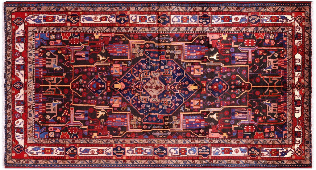 New Hand Knotted Persian Nahavand Rug - Manhattan Rugs