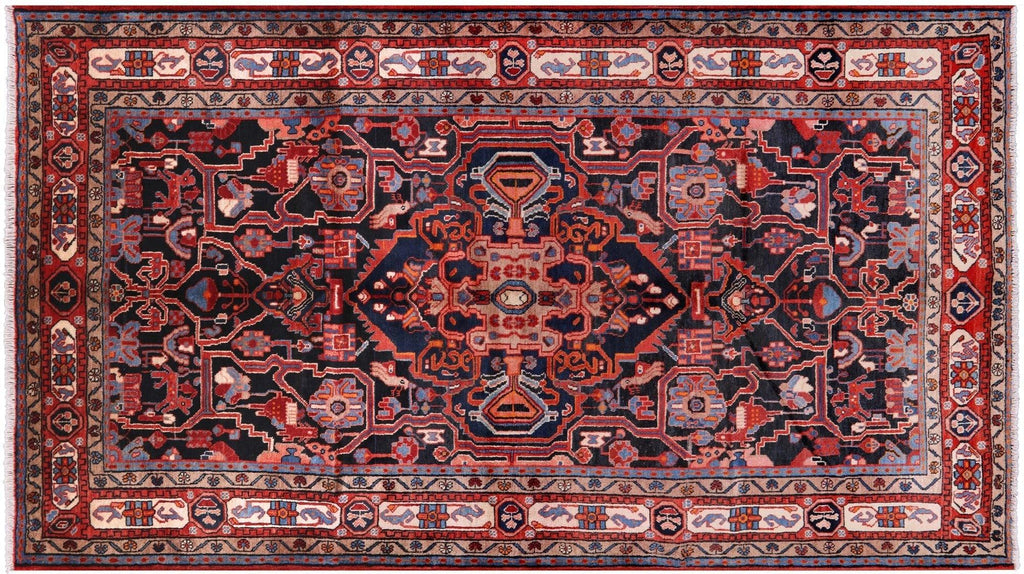 New Persian Nahavand Hand-Knotted Wool Rug - Manhattan Rugs