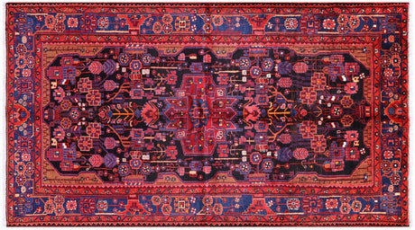 New Persian Nahavand Full Pile Handmade Wool Rug - Manhattan Rugs