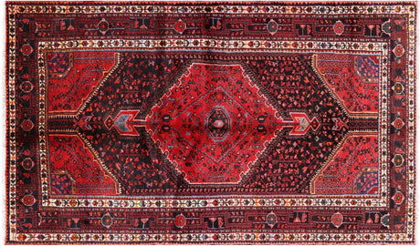 New Persian Hamadan Handmade Wool Area Rug - Manhattan Rugs