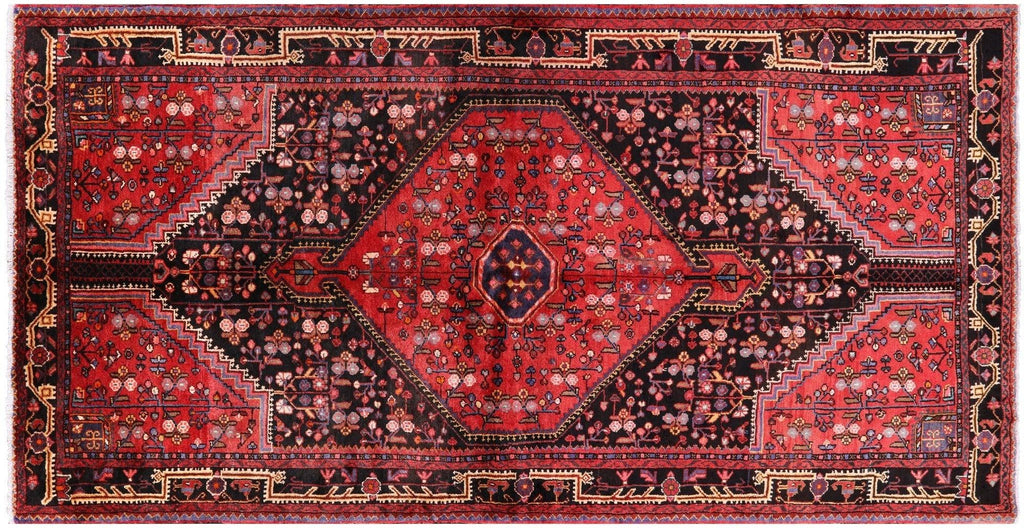 New Persian Nahavand Hand-Knotted Full Pile Wool Rug - Manhattan Rugs