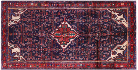 New Persian Hamadan Full Pile Handmade Rug - Manhattan Rugs