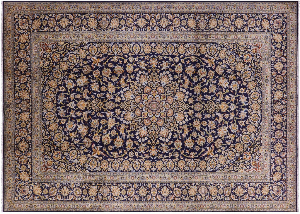 New Signed Persian Kashan Handmade Wool Rug - Manhattan Rugs