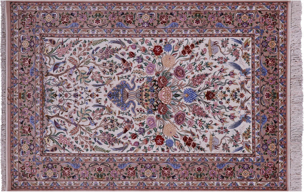 Signed Isfahan Hand Knotted Persian Rug - Manhattan Rugs