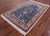 Hand Knotted Wool & Silk Persian Signed Isfahan Area Rug - Manhattan Rugs